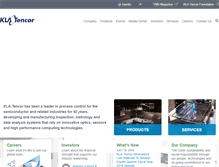Tablet Screenshot of kla-tencor.com