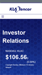 Mobile Screenshot of ir.kla-tencor.com